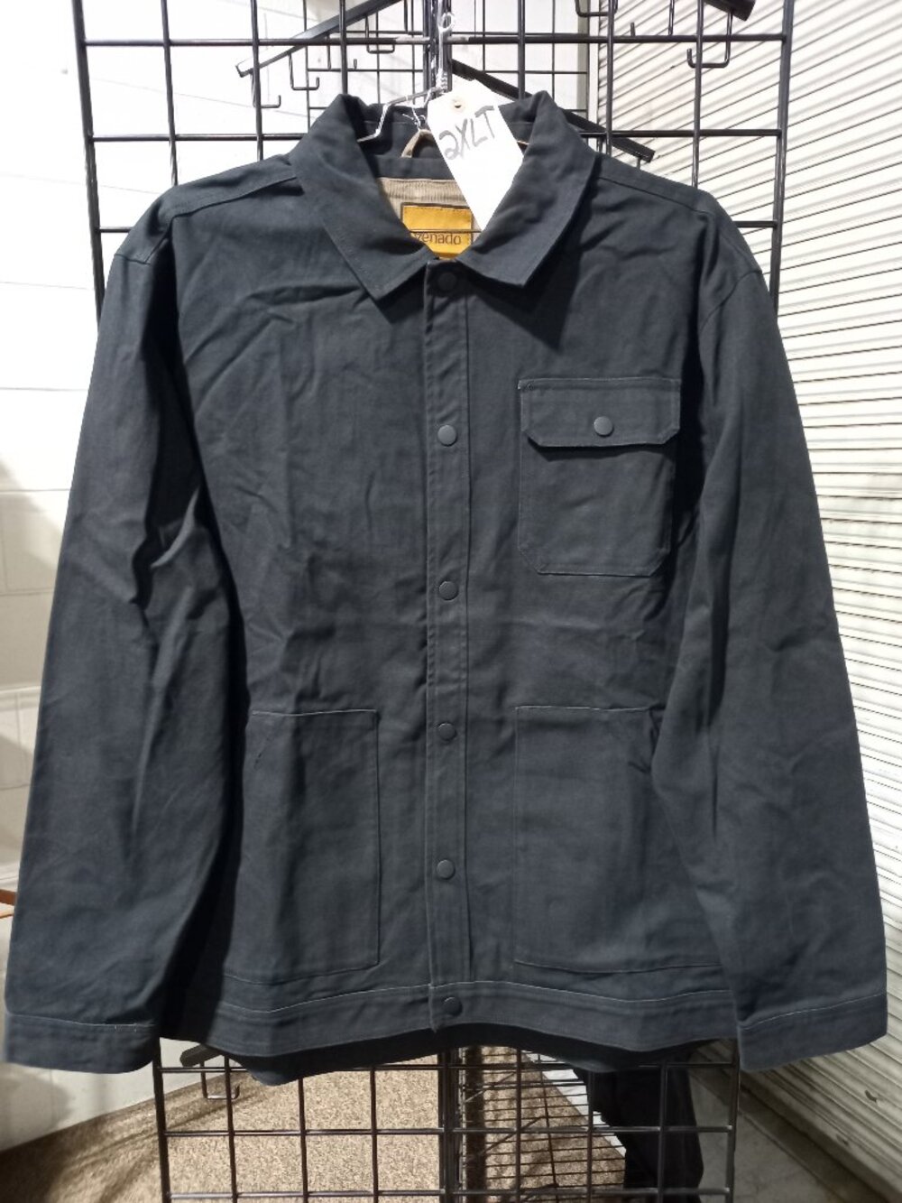 Men's Concealed Carry Flannel Lined Canvas Shirt Jacket | 2XLT
